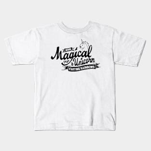 Unicorn Magic - Black Kids T-Shirt